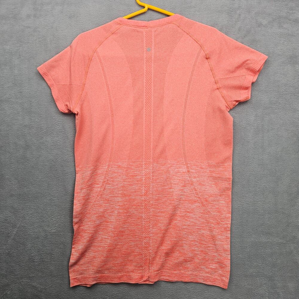 Lululemon Swiftly Tech Short SS Crew Gradient Heathered Alarming Activewear 12 - Picture 2 of 6
